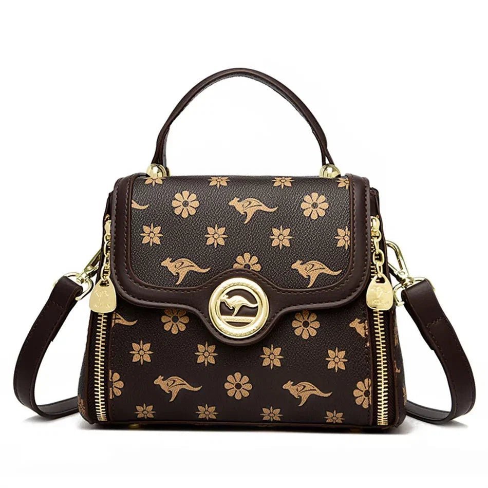 Bolsa Feminina Veluna Carpi em Couro PU com Alça de Ombro e Compartimentos feminina - Bolsa Carpi elegante | Veluna