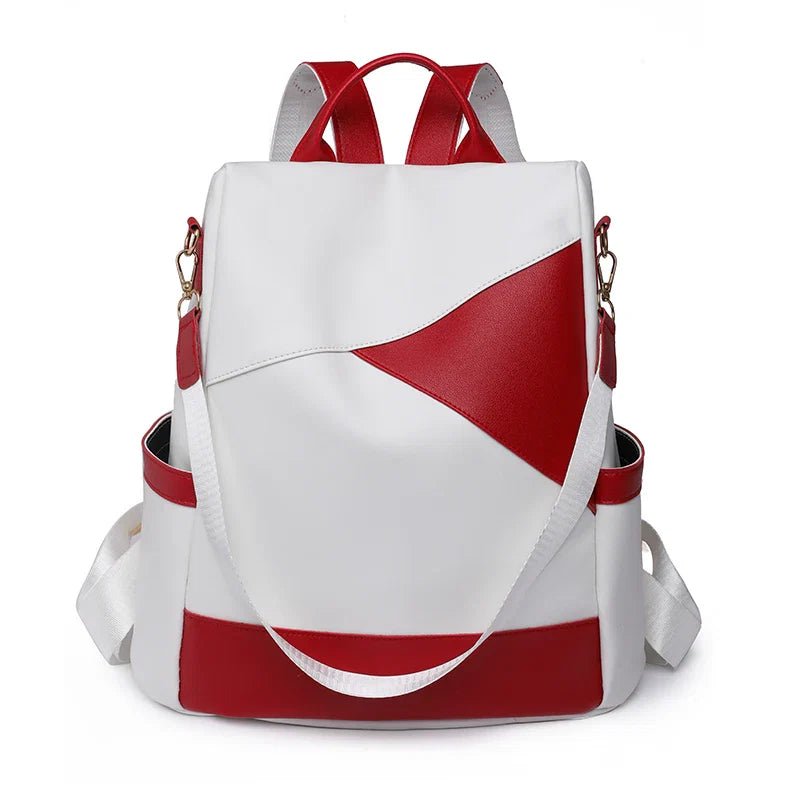 Mochila Couro Veluna Potenza feminina - Mochila Potenza elegante | Veluna