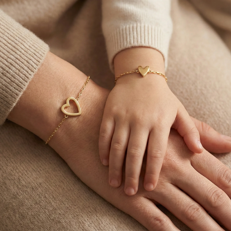 Pulseira Amor Eterno™ | Símbolo de Amor Entre Mãe e Filha
