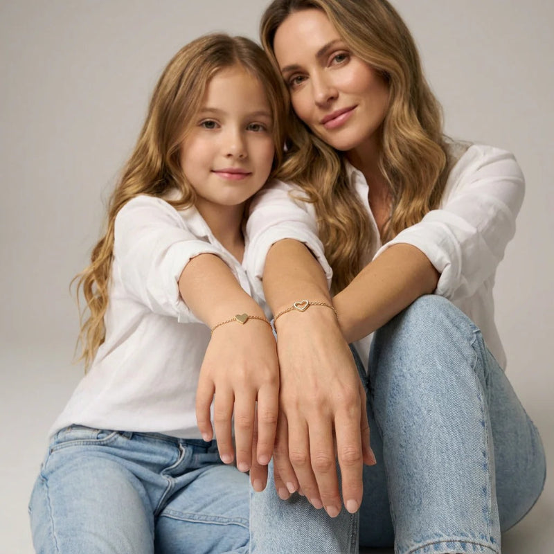 Pulseira Amor Eterno™ | Símbolo de Amor Entre Mãe e Filha