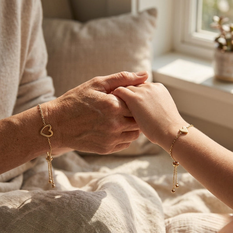 Pulseira Amor Eterno™ | Símbolo de Amor Entre Mãe e Filha