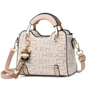 Bolsa Couro Veluna Emília feminina - Bolsa Terme elegante | Veluna