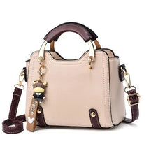 Bolsa Couro Veluna Emília feminina - Bolsa Terme elegante | Veluna