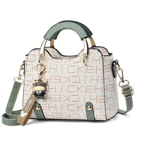 Bolsa Couro Veluna Emília feminina - Bolsa Terme elegante | Veluna