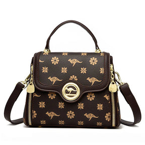 Bolsa Feminina Veluna Carpi em Couro PU com Alça de Ombro e Compartimentos feminina - Bolsa Carpi elegante | Veluna