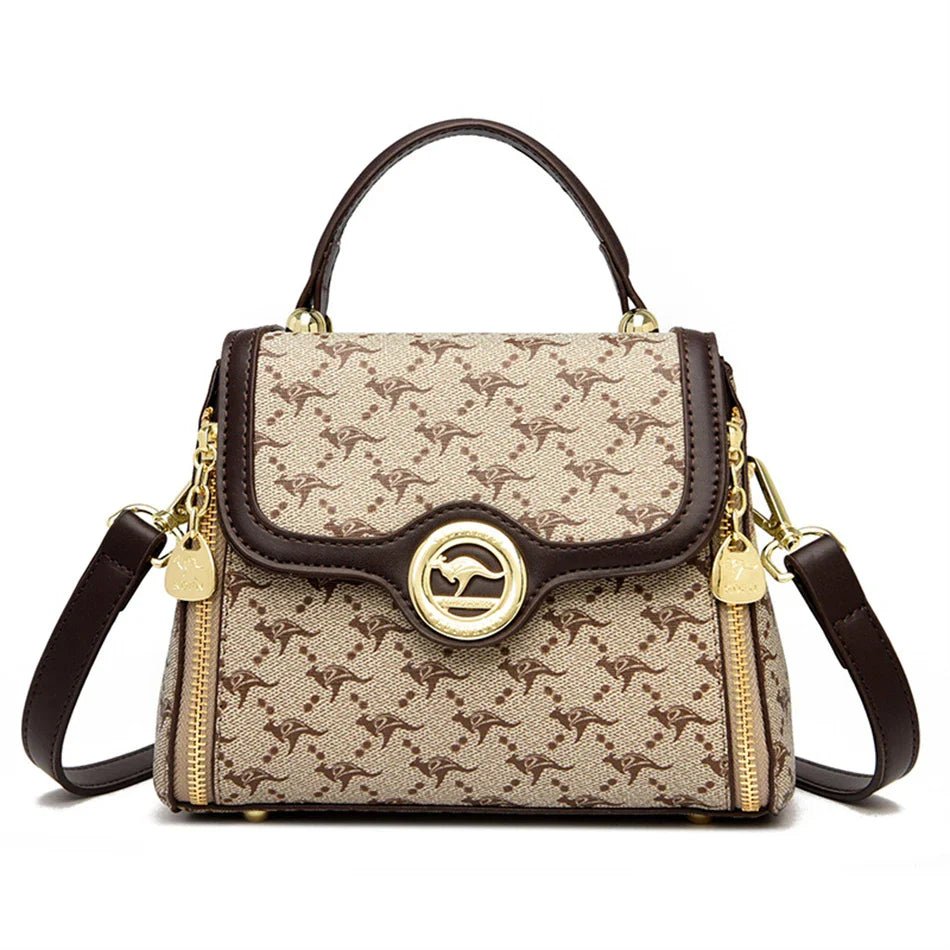 Bolsa Feminina Veluna Carpi em Couro PU com Alça de Ombro e Compartimentos feminina - Bolsa Carpi elegante | Veluna