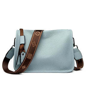 Bolsa Transversal Couro Veluna Stabia feminina - Bolsa Leg Stabia elegante | Veluna