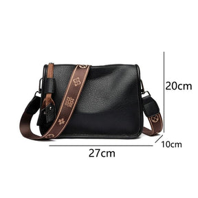 Bolsa Transversal Couro Veluna Stabia feminina - Bolsa Leg Stabia elegante | Veluna