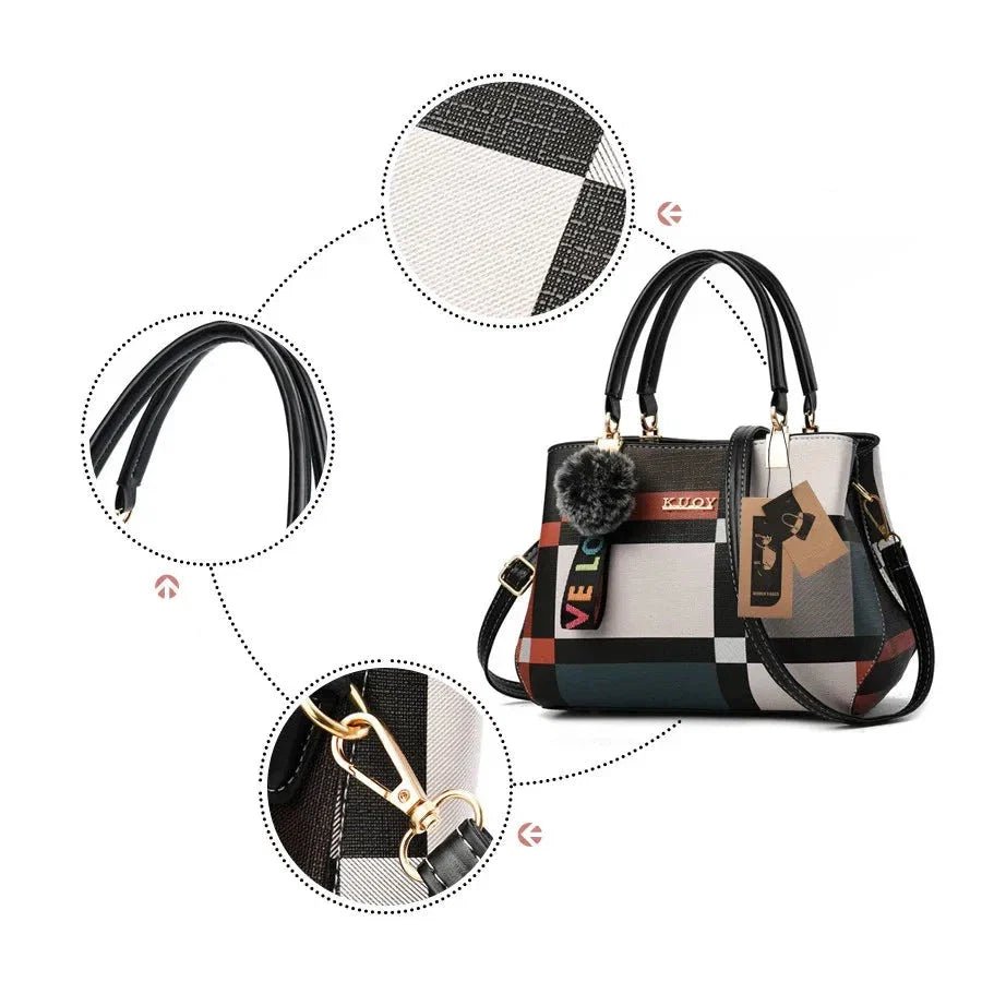 Bolsa Veluna Parma feminina - Bolsa Parma elegante | Veluna