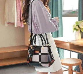Bolsa Veluna Parma feminina - Bolsa Parma elegante | Veluna