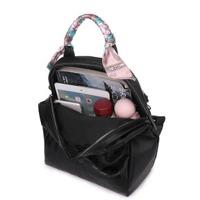 Mochila Couro Veluna Grosseto feminina - Mochila Grosseto elegante | Veluna