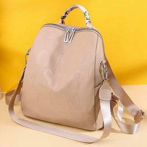 Mochila Couro Veluna Grosseto feminina - Mochila Grosseto elegante | Veluna