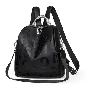 Mochila Couro Veluna Grosseto feminina - Mochila Grosseto elegante | Veluna
