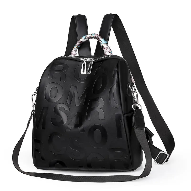 Mochila Couro Veluna Grosseto feminina - Mochila Grosseto elegante | Veluna