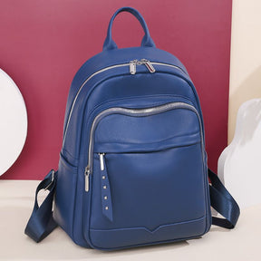 Mochila Couro Veluna Montese feminina - Mochila Montese elegante | Veluna