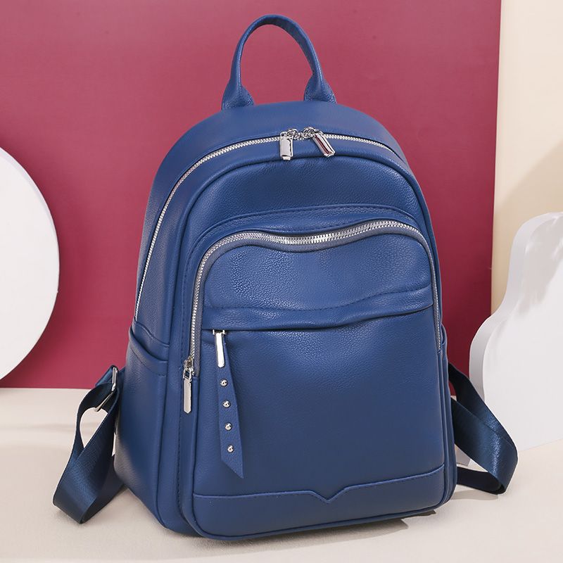 Mochila Couro Veluna Montese feminina - Mochila Montese elegante | Veluna