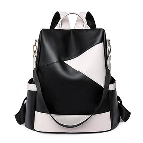 Mochila Couro Veluna Potenza feminina - Mochila Potenza elegante | Veluna