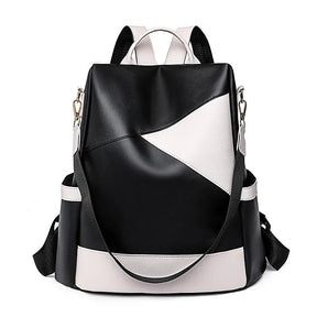 Mochila Couro Veluna Potenza feminina - Mochila Potenza elegante | Veluna