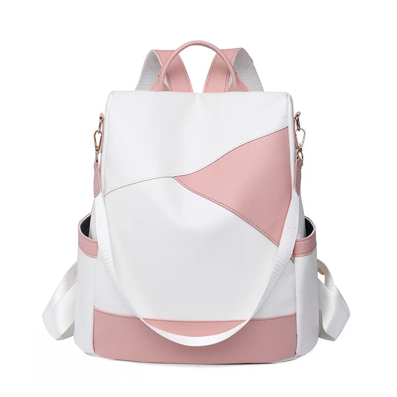 Mochila Couro Veluna Potenza feminina - Mochila Potenza elegante | Veluna