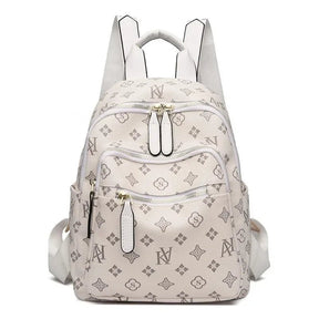 Mochila Couro Veluna Siracusa feminina - Mochila Siracusa elegante | Veluna