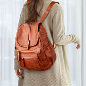 Mochila Feminina de Couro Bianca feminina - Mochila Bianca elegante | Veluna