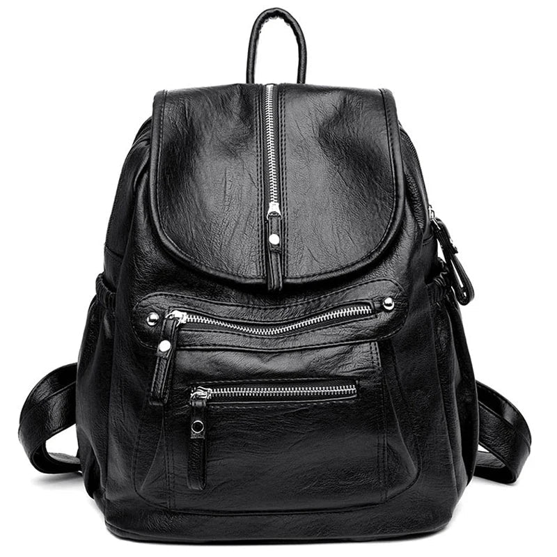 Mochila Feminina de Couro Bianca feminina - Mochila Bianca elegante | Veluna
