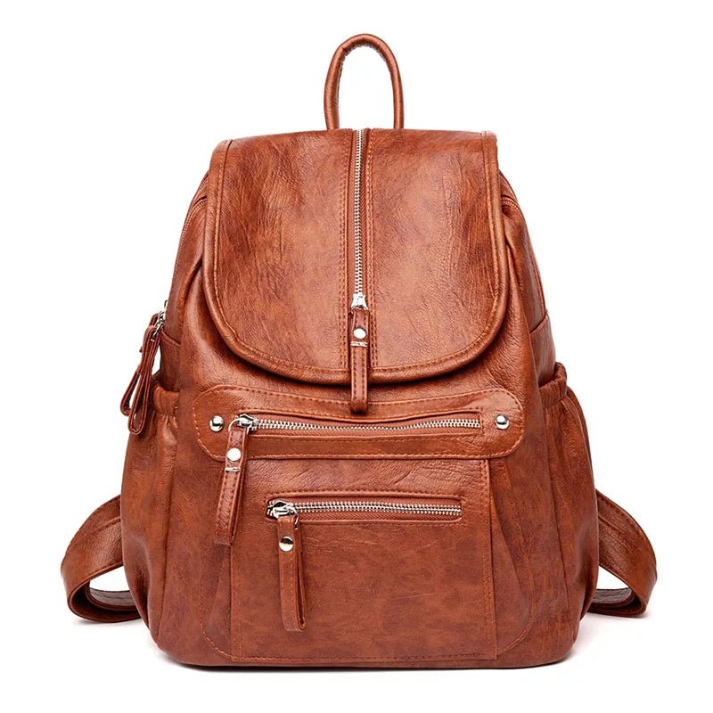 Mochila Feminina de Couro Bianca feminina - Mochila Bianca elegante | Veluna