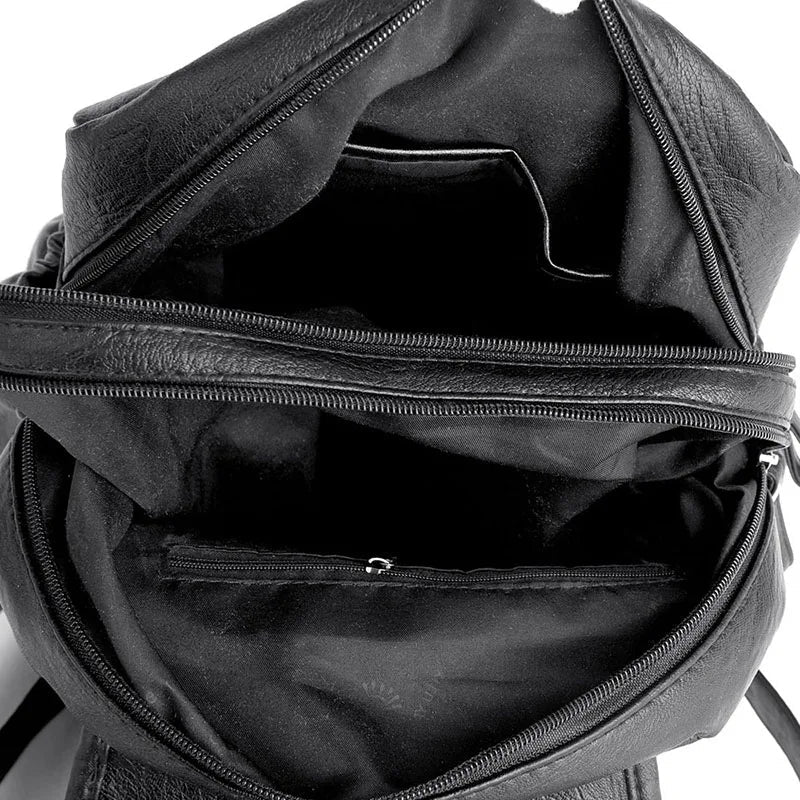 Mochila Feminina de Couro Bianca feminina - Mochila Bianca elegante | Veluna