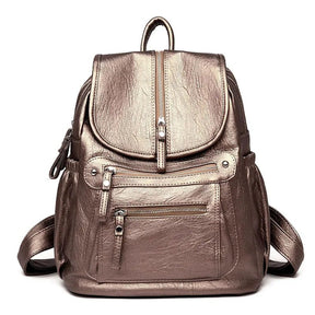 Mochila Feminina de Couro Bianca feminina - Mochila Bianca elegante | Veluna