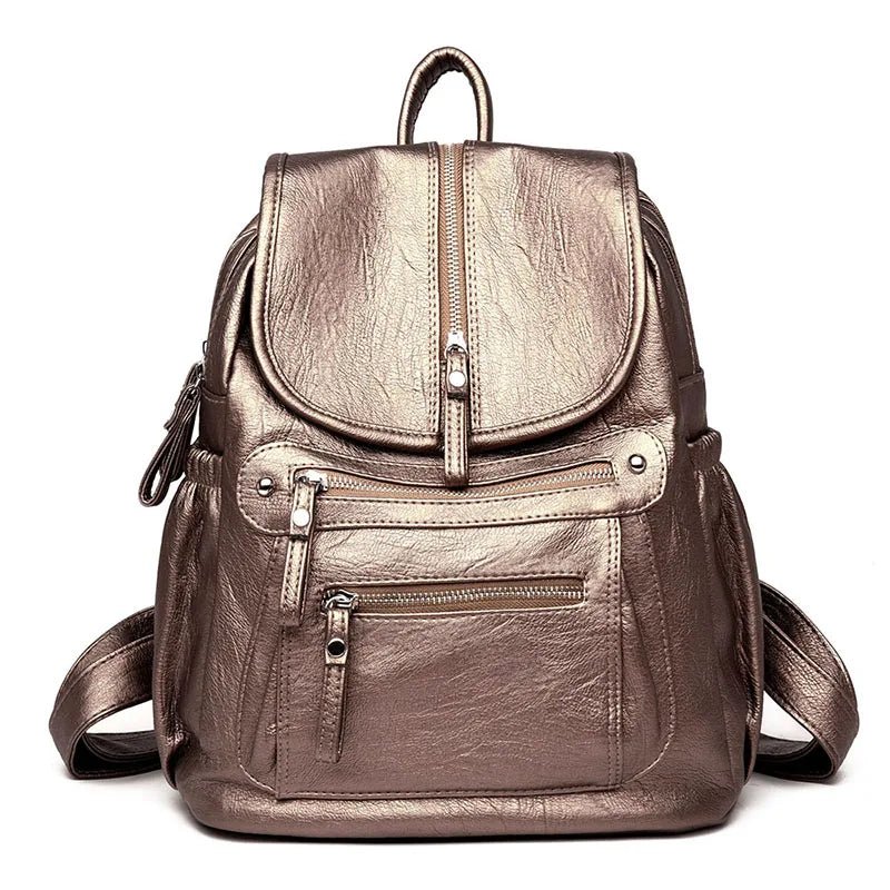 Mochila Feminina de Couro Bianca feminina - Mochila Bianca elegante | Veluna