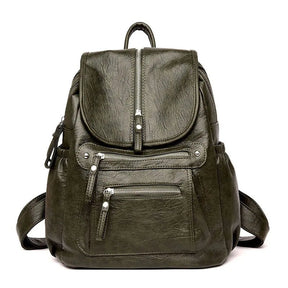 Mochila Feminina de Couro Bianca feminina - Mochila Bianca elegante | Veluna