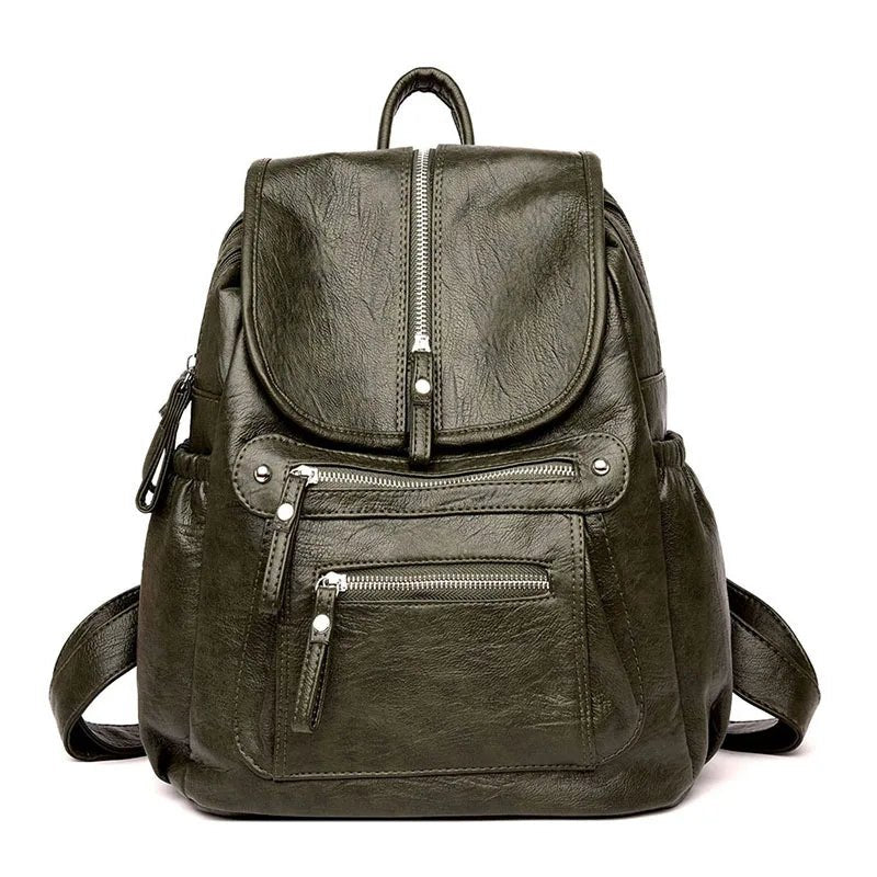 Mochila Feminina de Couro Bianca feminina - Mochila Bianca elegante | Veluna