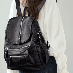 Mochila Feminina de Couro Bianca feminina - Mochila Bianca elegante | Veluna