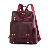 Mochila Feminina de Couro Córsega feminina - Mochila Córsega elegante | Veluna