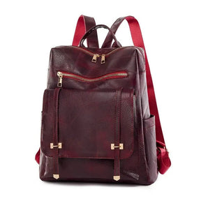 Mochila Feminina de Couro Córsega feminina - Mochila Córsega elegante | Veluna