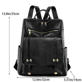Mochila Feminina de Couro Córsega feminina - Mochila Córsega elegante | Veluna