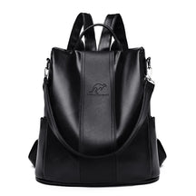 Mochila Feminina Veluna Altamura em Couro PU Vintage com Compartimentos feminina - Mochila Altamura elegante | Veluna