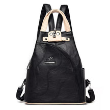 Mochila Feminina Veluna Varese em Couro PU com Zíper e Compartimentos feminina - Mochila Varese elegante | Veluna