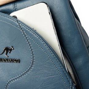 Mochila Feminina Veluna Varese em Couro PU com Zíper e Compartimentos feminina - Mochila Varese elegante | Veluna